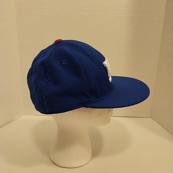 Mitchell and Ness blue/red baseball cap size 7 3/8 - Picture 2 of 11